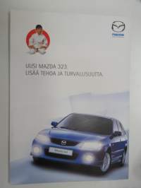 Mazda 323 2001 -myyntiesite / brochure