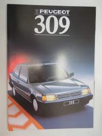 Peugeot 309 1988 -myyntiesite / brochure