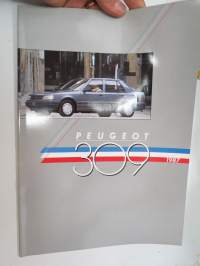 Peugeot 309 1987 -myyntiesite / brochure