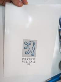 Peugeot Voittaja 1988 205, 309, 405, 505 mallisto -myyntiesite / brochure