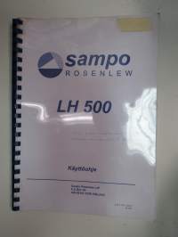 Sampo Rosenlew LH 500 puintimonitori (leikkuupuimuri) - Käyttöohjekirja -combine monitor manual in finnish