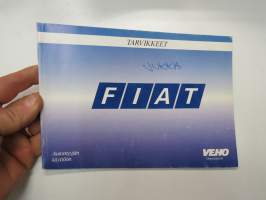 Fiat Tarvikkeita (automyyjän käyttöön tarkoitettu, ei yleisölle) tuoteluettelo / myyntiesite / brochure