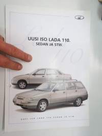 Lada 110 Sedan & STW -myyntiesite / brochure