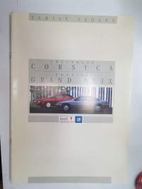 Chevrolet Corsica - Pontiac Grand Prix Family Sedans -myyntiesite / brochure