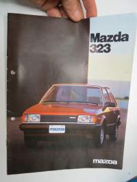 Mazda 323 1982 -myyntiesite / brochure
