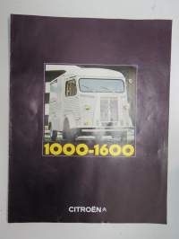 Citroën 1000-1600 1972 -myyntiesite / sales brochure