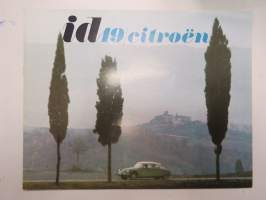 Citroën id19 1964 -myyntiesite / sales brochure