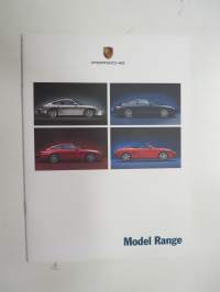 Porsche Model Range 2002 911, Boxster -myyntiesite /  sales brochure