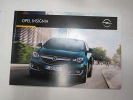 Opel Insignia 2015 -myyntiesite / sales brochure