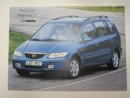 Mazda Premacy 1999 -myyntiesite / sales brochure