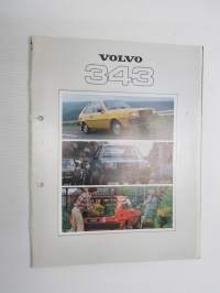 Volvo 343 1980 -myyntiesite / sales brochure