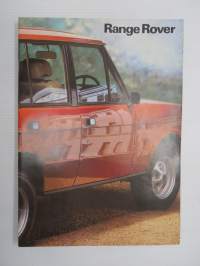 Range Rover 1983 -sales brochure