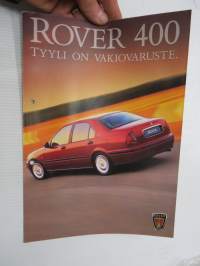 Rover 400 -myyntiesite / sales brochure