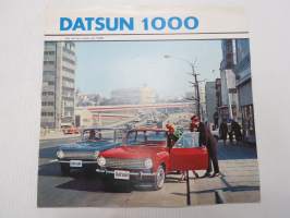 Datsun 1000 -myyntiesite / sales brochure