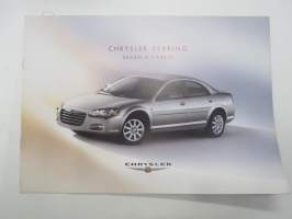 Chrysler Sebring Sedan & Cabrio 2005 -myyntiesite / sales brochure