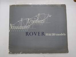 Rover 95 & 110 models -myyntiesite / sales brochure