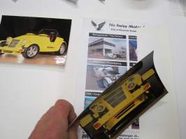 Minelli -myyntiesite / Lehdistökansio / sales brochure / press release kit