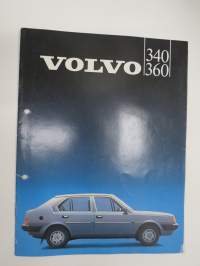 Volvo 340, 360 -myyntiesite / sales brochure