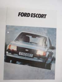Ford Escort 1981 -myyntiesite / sales brochure