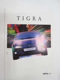 Opel Tigra 1995 -myyntiesite / sales brochure