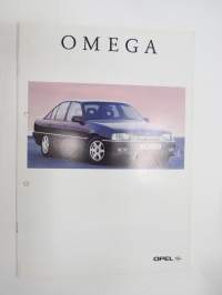 Opel Omega / Omega Caravan 199? -myyntiesite / sales brochure