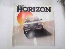 Chrysler Horizon LS, GL, GLS -myyntiesite / sales brochure