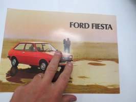 Ford Fiesta 1977 -myyntiesite / sales brochure