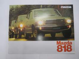 Mazda 818 1976 -myyntiesite / sales brochure