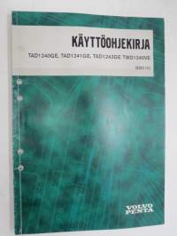 Volvo Penta TAD1240GE, TAD1241GE, TAD1242 GE, TWD1240VE (EDC III) Käyttöohjekirja / operator´s manual in finnish