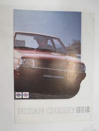 Nissan Cherry -myyntiesite / sales brochure