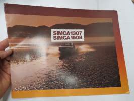 Simca 1307, 1508 -myyntiesite / sales brochure