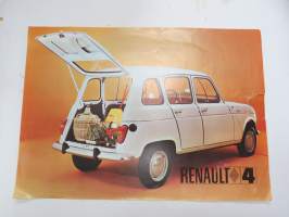 Renault 4 -myyntiesite / sales brochure