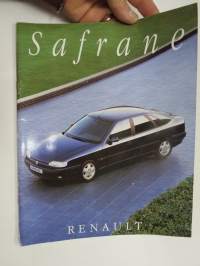Renault Safrane 1995 -myyntiesite / sales brochure