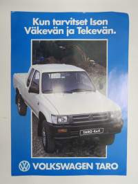 Volkswagen Taro, Taro 4 x 4 -myyntiesite / sales brochure