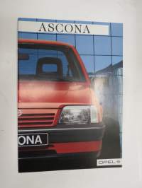 Opel Ascona -myyntiesite / sales brochure
