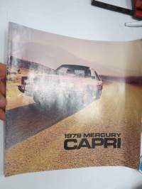 Mercury Capri 1979 -myyntiesite / sales brochure