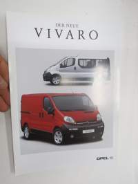 Opel Vivaro -myyntiesite / sales brochure