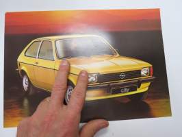 Opel Kadett City 1978 -myyntiesite / sales brochure