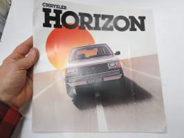 Chrysler Horizon -myyntiesite / sales brochure