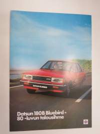 Datsun 180B Bluebird -myyntiesite / sales brochure