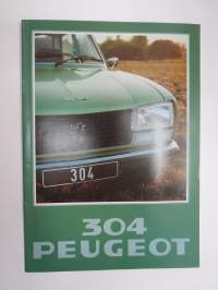 Peugeot 304 1978 -myyntiesite / sales brochure