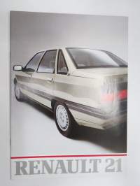 Renault 21 -myyntiesite / sales brochure