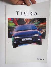 Opel Tigra 1995 -myyntiesite / sales brochure