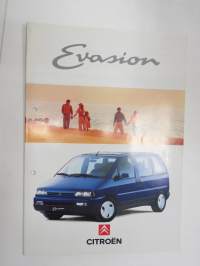 Citroën Evasion 1995 -myyntiesite / sales brochure