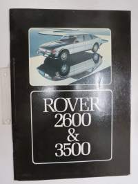 Rover 2600 & 3500, Vuoden Auto 1977 -myyntiesite / brochure