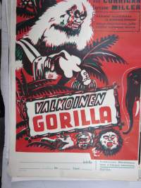 Valkoinen Gorilla, Ray Corrigan, Lorraine Miller -elokuvajuliste / movie poster
