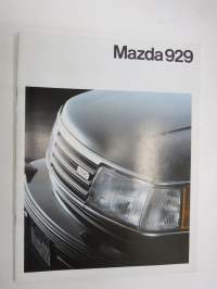 Mazda 929 1987 -myyntiesite / brochure