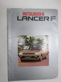 Mitsubishi Lancer F 1983 -myyntiesite / brochure