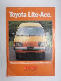 Toyota Lite-Ace 1980 -myyntiesite / sales brochure