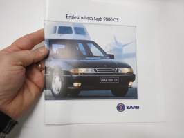 Saab 9000 CS 1991 -myyntiesite / sales brochure